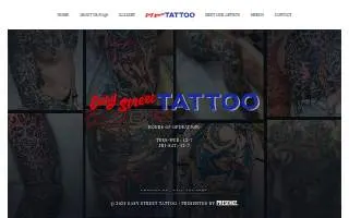 Easy Street Tattoo of Oshkosh website