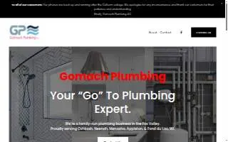 Gomach Plumbing LLC website