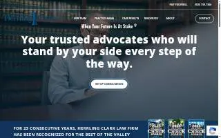 Herrling Clark Law Firm of Oshkosh website