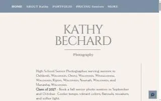 Kathy Bechard Photography website