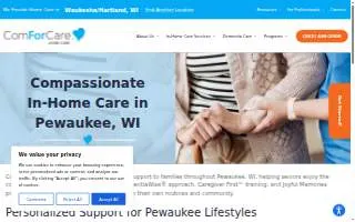 ComForCare Home Care - Brookfield, Pewaukee website