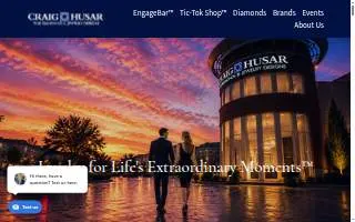 CRAIG HUSAR Fine Diamonds & Jewelry Designs website