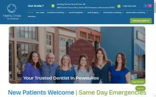 Healthy Smiles Dental Care, SC : AJ Hamedi, DDS website