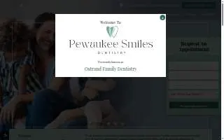 Pewaukee Smiles Dentistry website