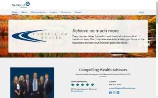 Compelling Wealth Advisors - Ameriprise Financial Services, LLC website