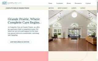 Complete Care at Grande Prairie (Grande Prairie Care and Rehab Center) website