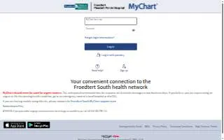 Froedtert South Electrophysiology Services website