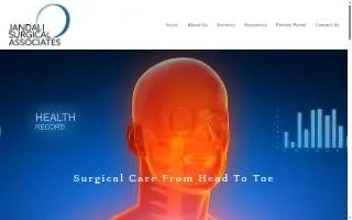 Jandali Surgical Associates website