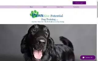 Pawsitive Potential Dog Training LLC website