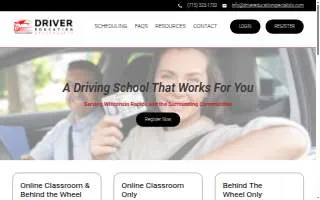 Driver Education Specialists of Plover website
