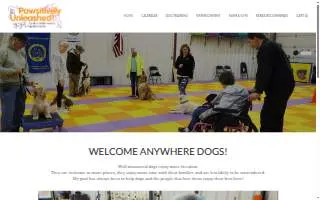 Pawsitively Unleashed! of Plover website