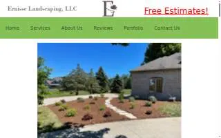 Ernisse Landscaping, LLC website