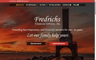 Fredrichs Financial Services website