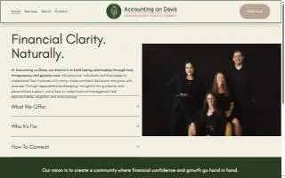 Accounting on Davis, LLC. website