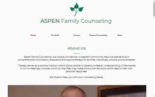 Aspen Family Counseling, S.C. website