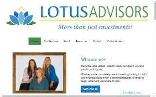 Lotus Advisors website