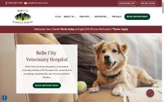 Belle City Veterinary Hospital of Racine website