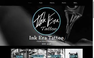 Ink Era Tattoo website