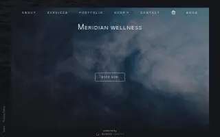 Meridian Wellness website