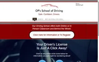 Op's School of Driving website