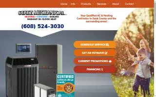 Statz Mechanical website