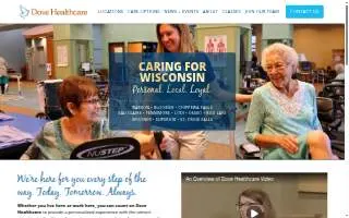 Dove Healthcare - Rice Lake website