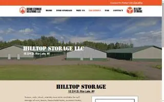 Hilltop Storage LLC website