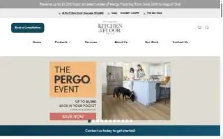 Kitchen & Floor Decor website