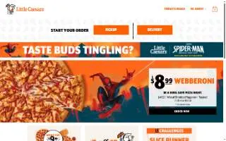 Little Caesars Pizza of Rice Lake website