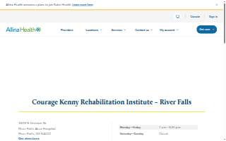 Courage Kenny Rehabilitation Institute – River Falls