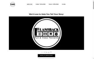 Flashback Film & Video Transfer website