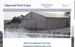 Edgewood Pools & Spas website
