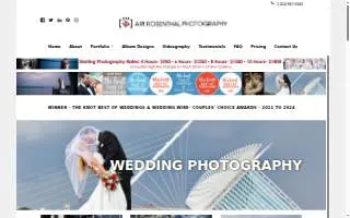 Ari Rosenthal Photography website