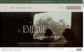 Emerge Counseling, LLC website