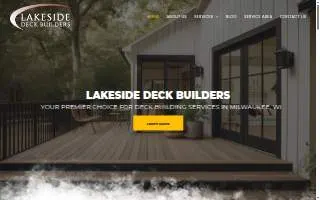 Lakeside Deck Builders of Shorewood website