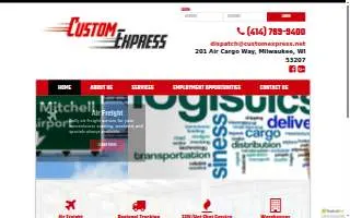 Custom Express, Inc. of South Milwaukee website