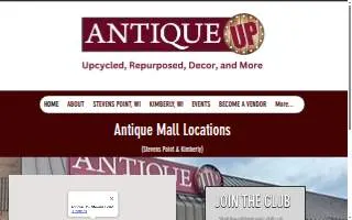 Antique Up website
