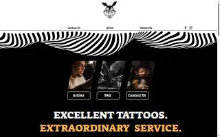 Black Rabbit Tattooing website