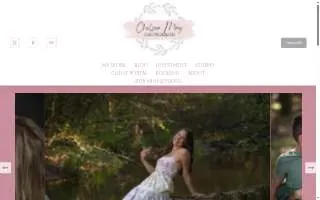 Chelsea May Photography website