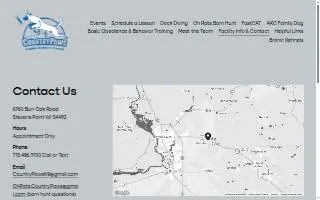 Country Paws Canine Resort and Athletic Center website