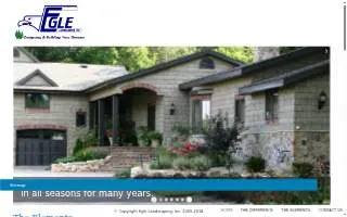 Egle Landscaping Inc website