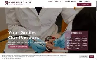 Point Place Dental website