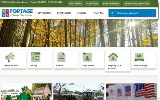 Portage Public Library website