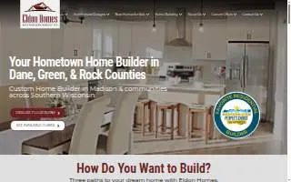 Eldon Homes Design Studio website