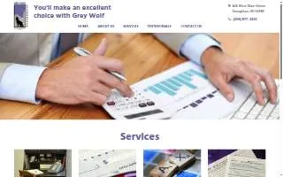 Grey Wolf Accounting & Tax Service, Inc. website