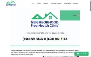 Neighborhood Free Health Clinic website
