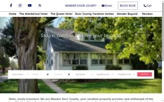 Wander Door County website