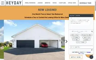 Heyday Sun Prairie website