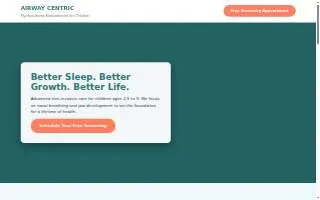 Myofunctional Orthodontist LLC website