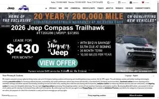 Benna Chrysler Dodge Jeep Ram website